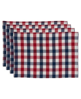 Gingham Check Placemat Set of 4
