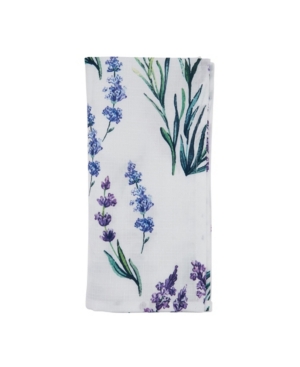 Saro Lifestyle Napkin Set Of 12 In Lavender