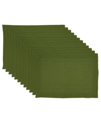 Placemat with Hemstitched Border Set of 12