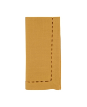 Saro Lifestyle Hemstitched Border Dinner Napkin Set of 12