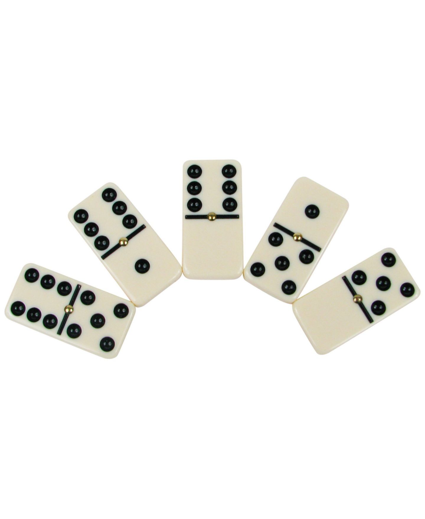 Детские игрушки Trademark Global Double-Six Dominoes Wood Case Set of 28, Ages 6+ — фото 2