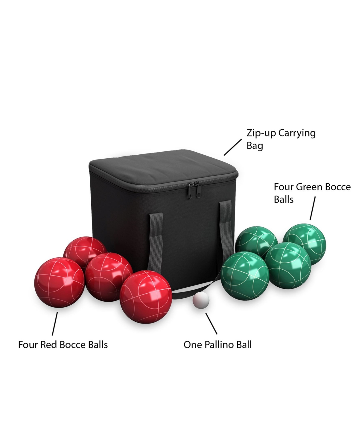 Shop Trademark Global Hey Play Bocce Ball Set In Multi