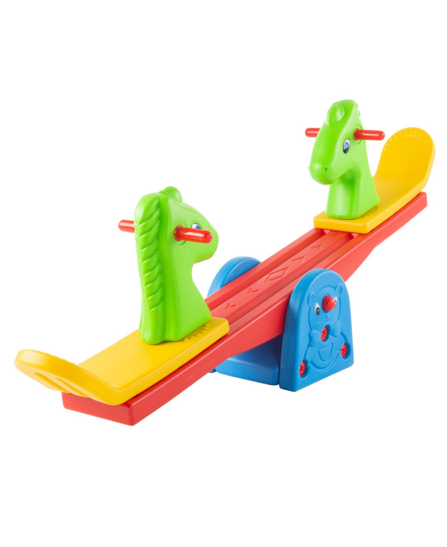 Детская игрушка Trademark Global Hey Play Indoor/Outdoor Animal Shapes Seesaw, 110 lbs Capacity, Ages 3+ — фото 1