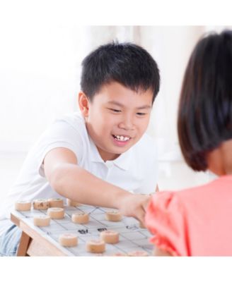 Trademark Global Hey Play Chinese Chess - Wooden Beginner’S Traditional Tabletop Strategy And Skill Board Game For Two Players With Folding Board