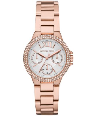 Michael Kors Camille Multifunction Rose Gold-Tone Stainless Steel Watch ...