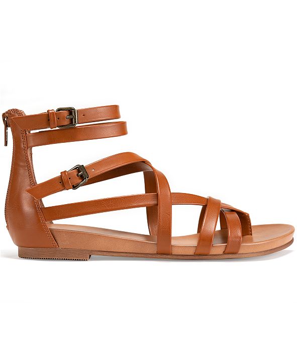 Sun + Stone Charley Gladiator Flat Sandals, Created for