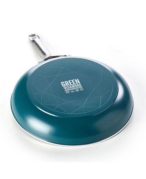 Blue Diamond Green Diamond Ceramic Nonstick 12" Frypan & Reviews