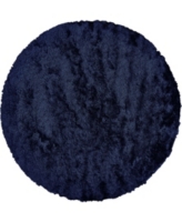 Closeout! Simply Woven Whitney R4550 8' x 8' Round Rugs - Dark Blue