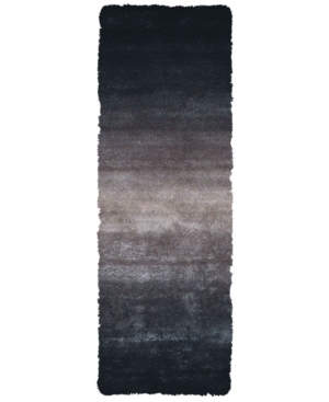 Simply Woven Closeout!  Whitney R4551 2'6" X 6' Runner Rugs In Gray