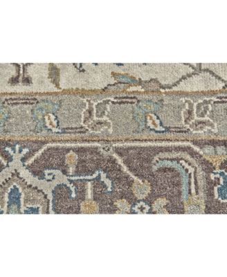 Ustad R6112 Ivory 5'6" x 8'6" Area Rug