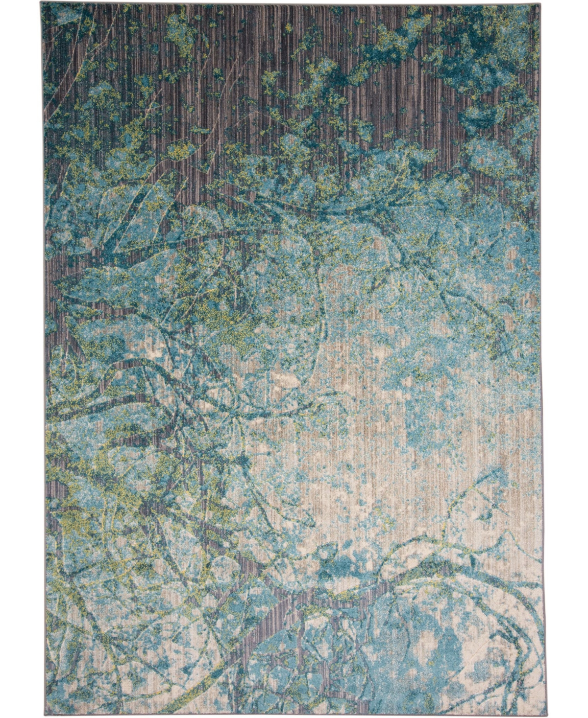 Feizy Mara R3474 Aquamarine 7'10in x 11'in Area Rug - Capri
