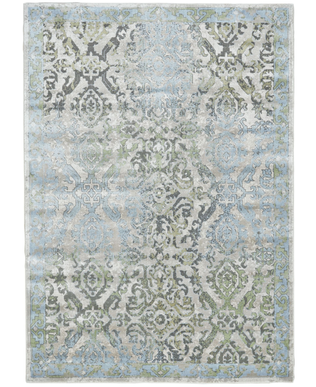 Feizy Elisa R3374 White 8' x 11' Area Rug - Ice