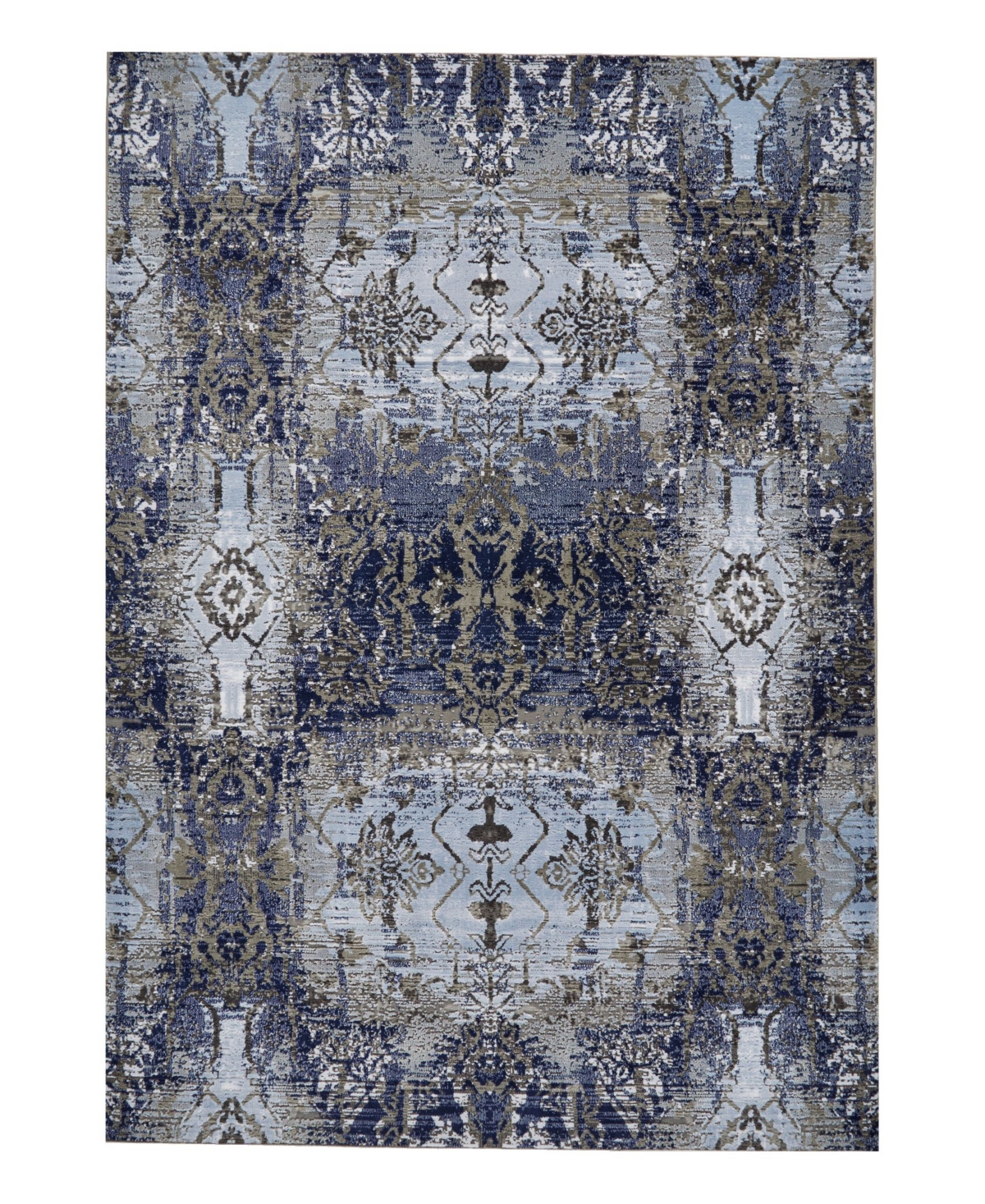 Feizy Angel R3834 Blue 10'4in x 13'6in Area Rug - Blue