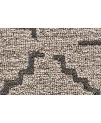 Enzo R8732 Charcoal 3'6" x 5'6" Area Rug