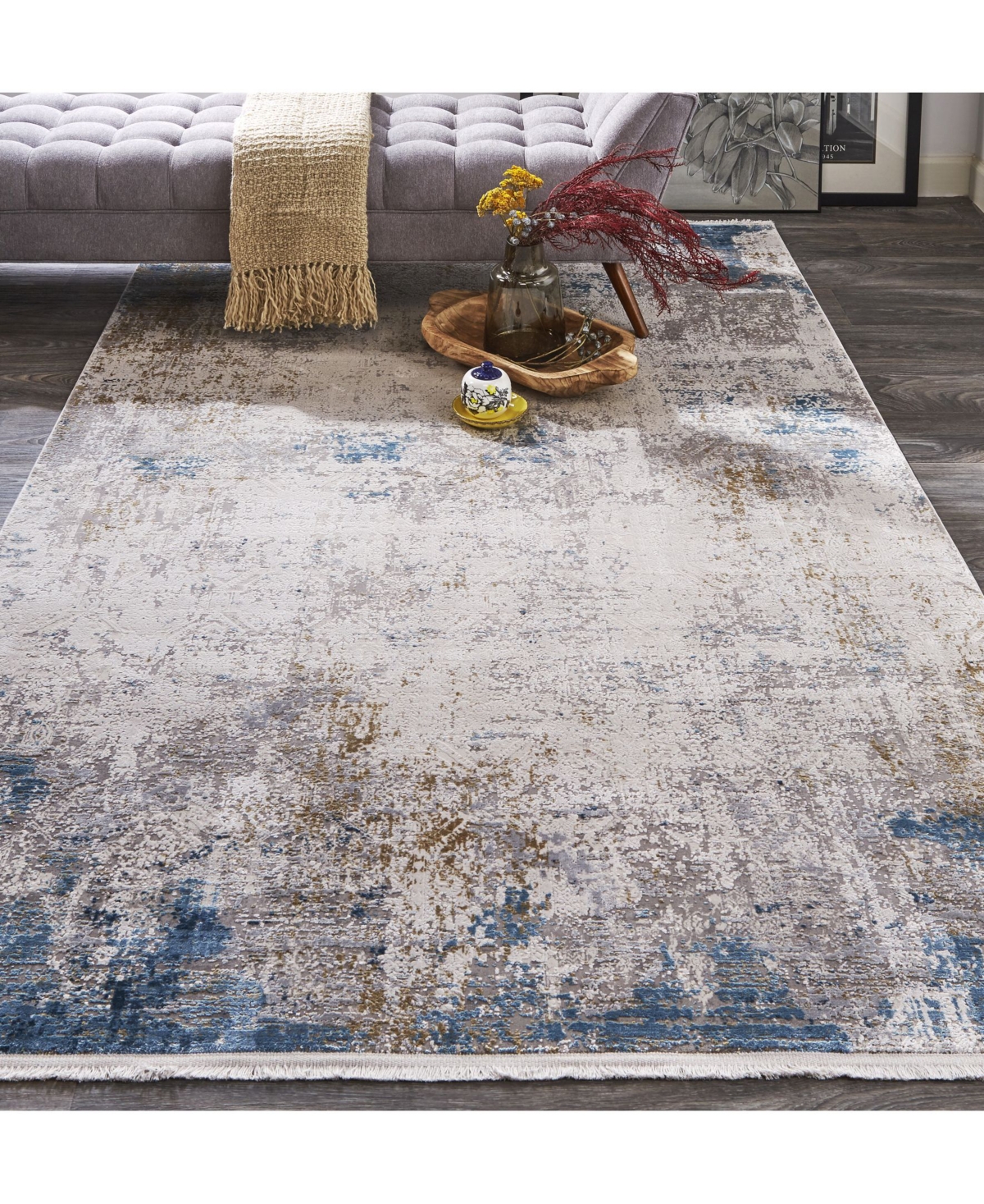 Feizy Cadiz R3889Area Rug - Ivory