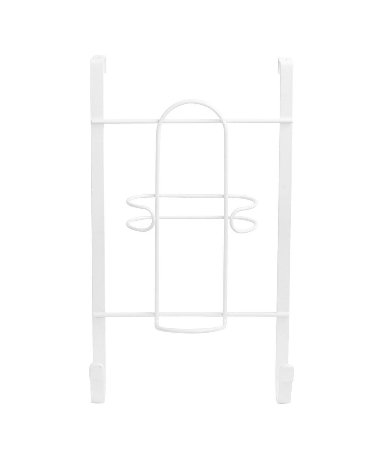 Over The Door Iron Ironing Board Holder - White