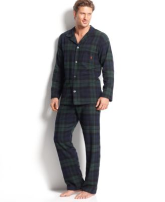 macys ralph lauren flannel pajamas