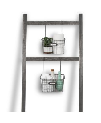 Vintage-like Living Over The Cabinet Basket, Large