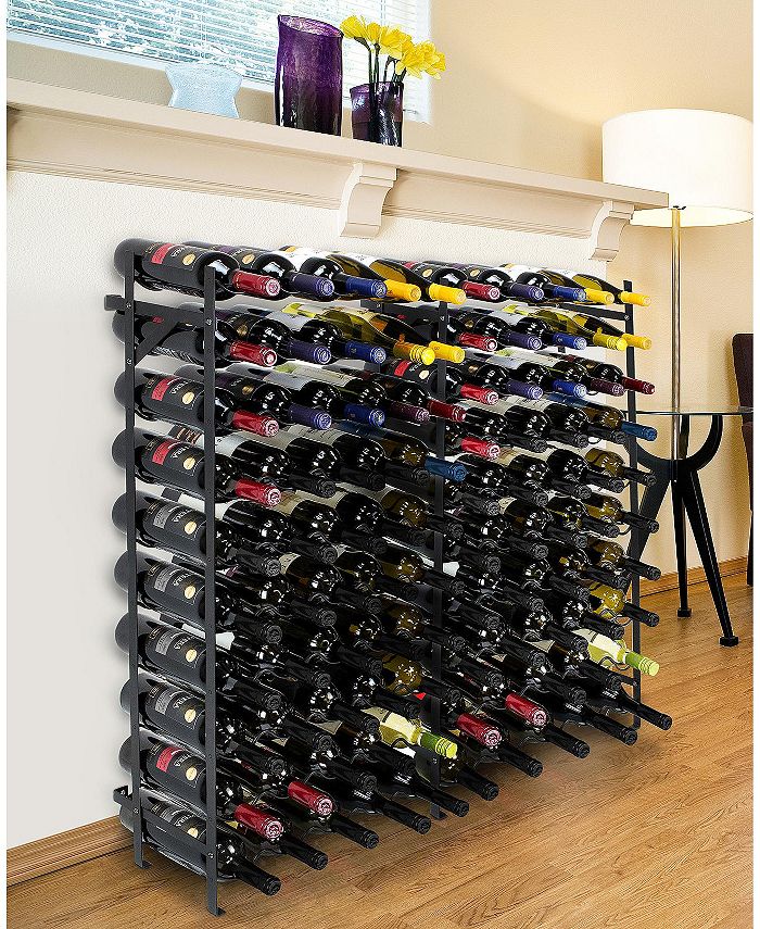 Sorbus Freestanding Wine Rack Macy's