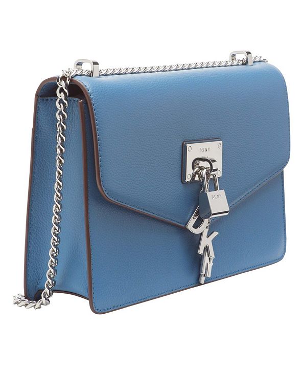 DKNY Elissa Leather Chain Strap Shoulder Bag, Created for Macy's