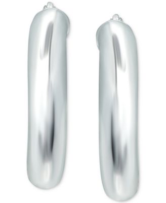 Giani Bernini Polished Hoop Earrings, 25mm, Created for Macy's
