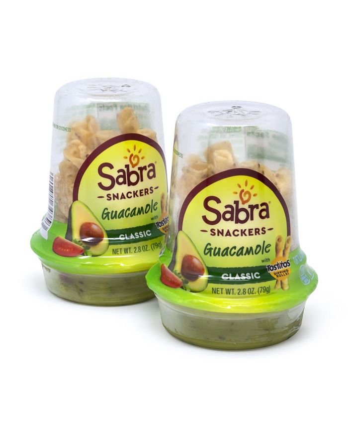 Sabra Grab Go Guacamole with Tostitos Tortilla Chips, 6 Count Macy's
