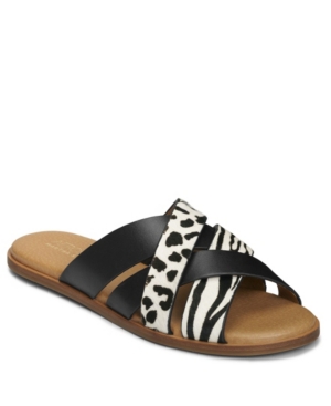 image of Aerosoles Women-s Martha Stewart Cross Strap Pilot Flat Sandal Women-s Shoes