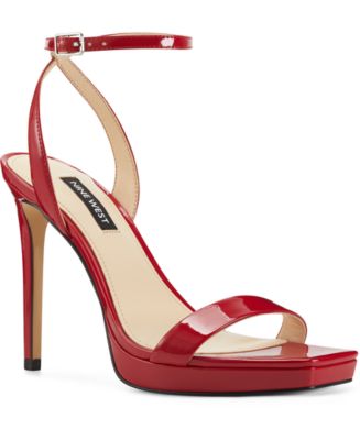 Nine West Women's Zadie Square Toe Stiletto Heel Dress Sandals - Macy's