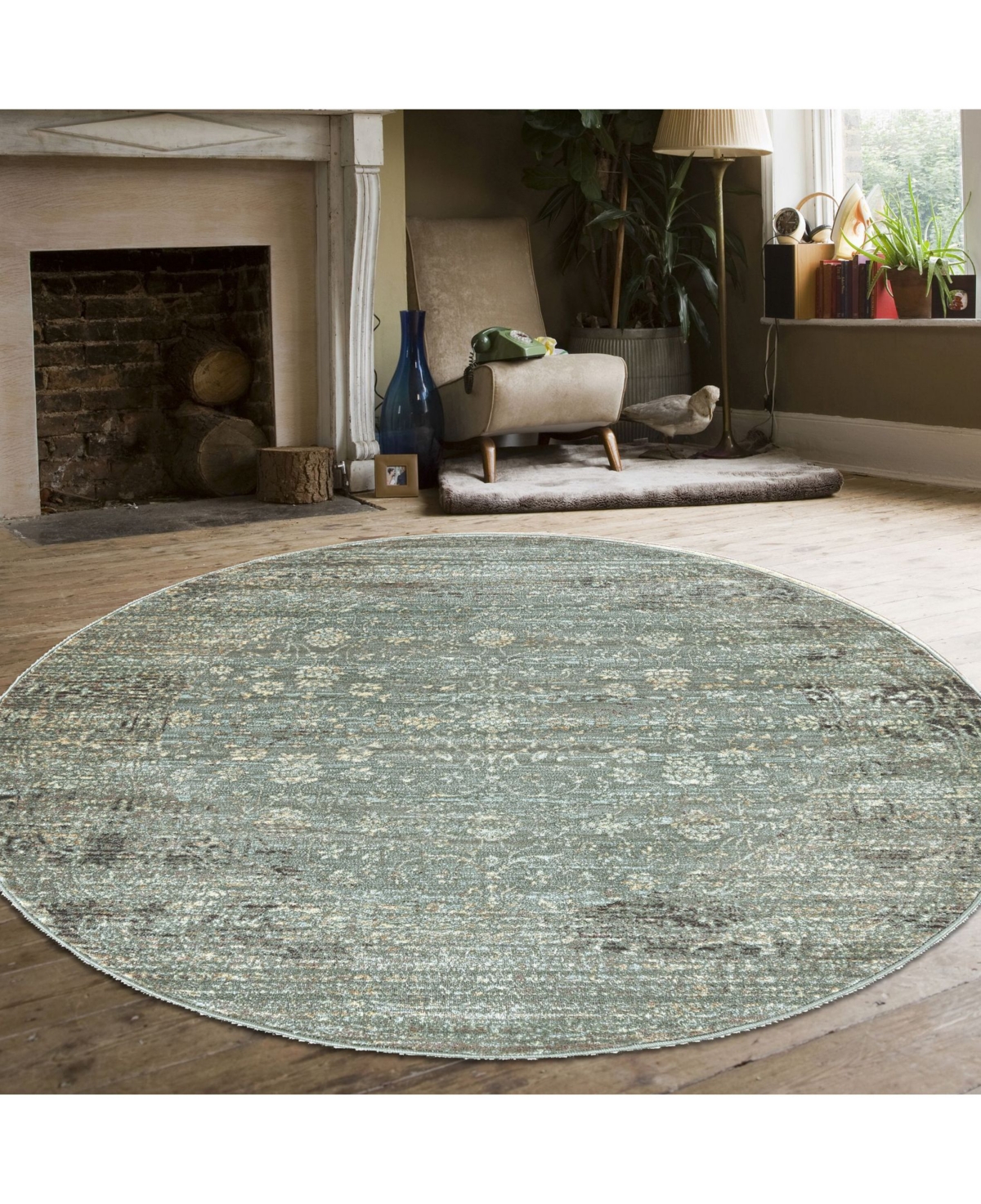 Km Home Silvano Sil-01x Rug - Green