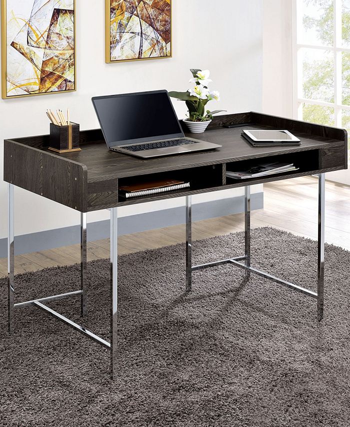 Furniture of America Burkette Rectangular Writing Desk Macy's