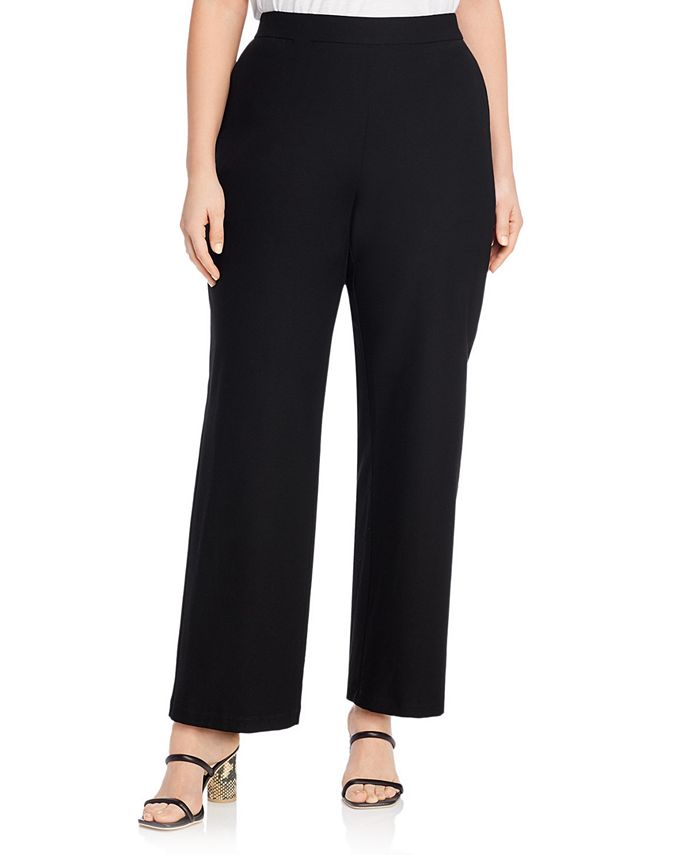 Eileen Fisher Eileen Fisher Plus Size System Stretch Crepe Straight ...