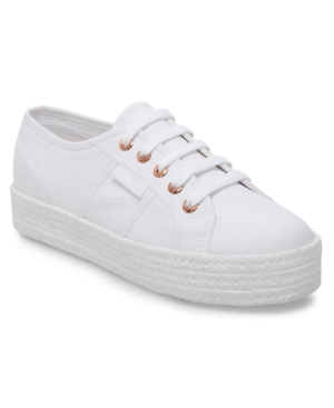 image of Superga Women-s 2730 Cotropew Platform Espadrille Sneakers Women-s Shoes