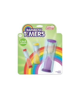 Junior Learning Rainbow Timers - 1, 2 5 Minutes