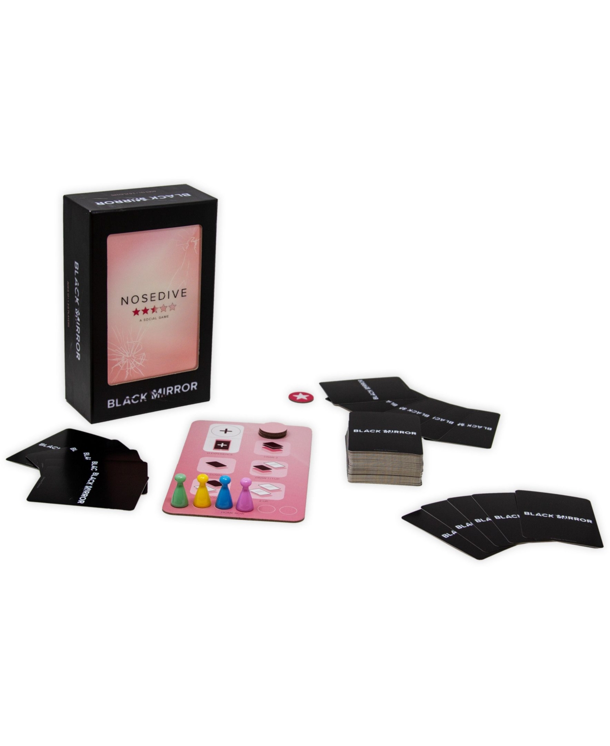 Shop Masterpieces Puzzles Asmodee Editions Black Mirror- Nosedive Strategy Card Game In Multi