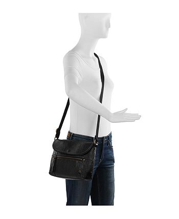 The sak katniss deals leather flap crossbody