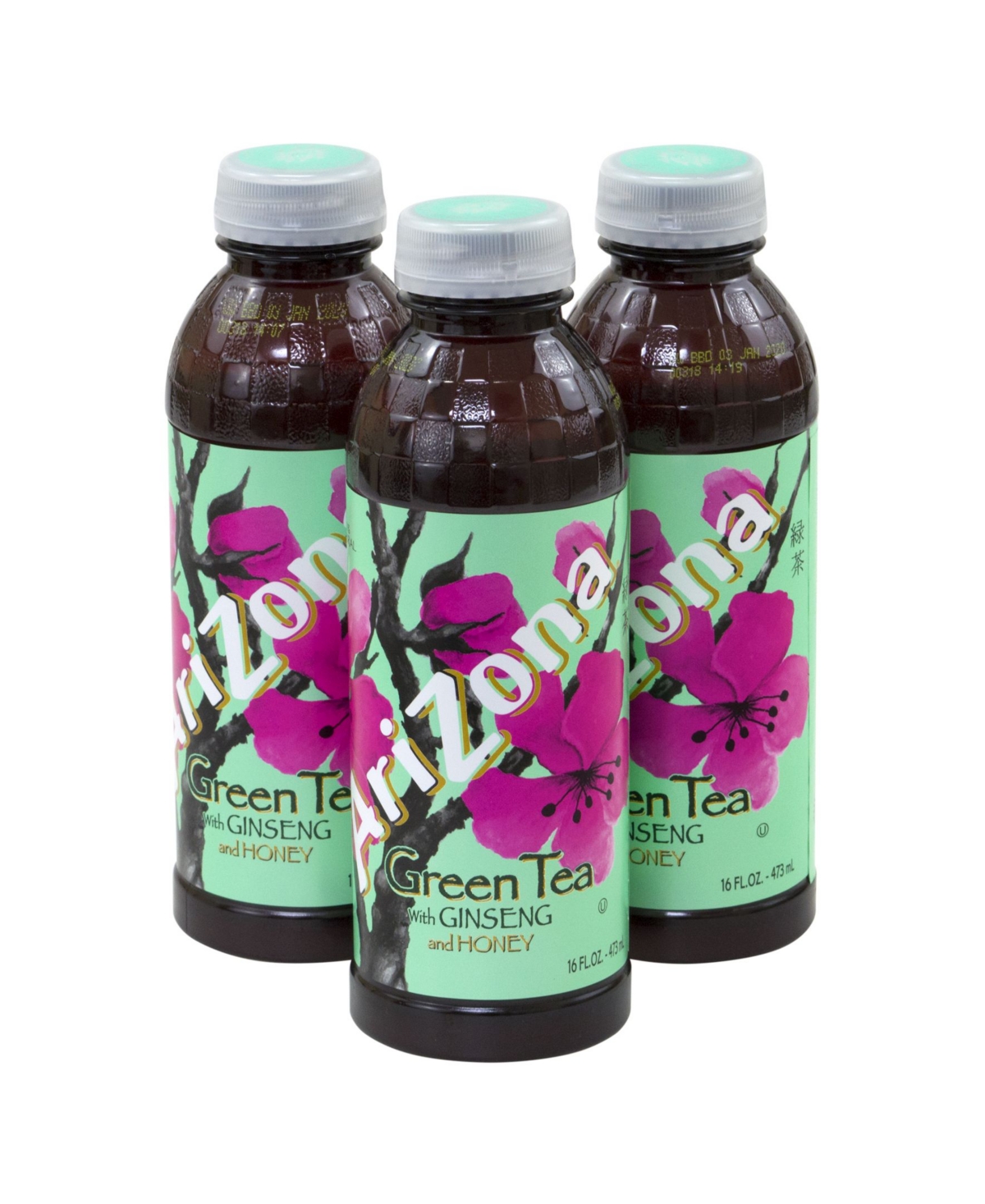 AriZona Green Tea with Ginseng and Honey, Count 24