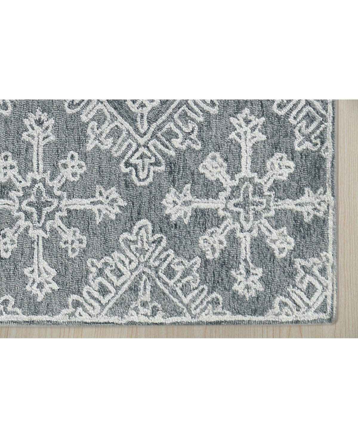 Amer Rugs Boston Bos-36Area Rug - Charcoal