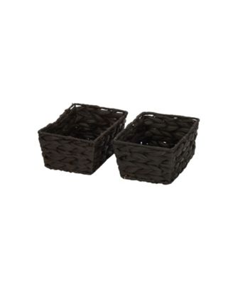 Wicker Storage Baskets, Set of 4
