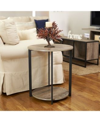 Household Essential Ashwood Low Side Table