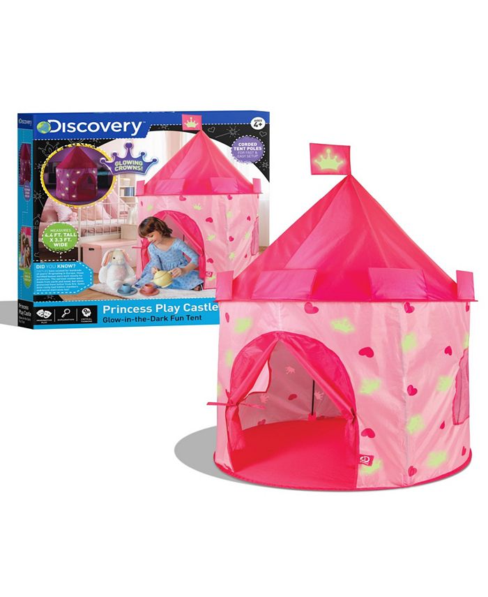 Discovery Kids Studio Mercantile Toy Tent Castle Glow in the Dark Fun
