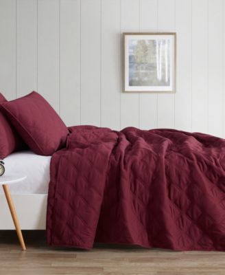 Everyday 3D Puff 3-Pc. Quilt Set, Full/Queen