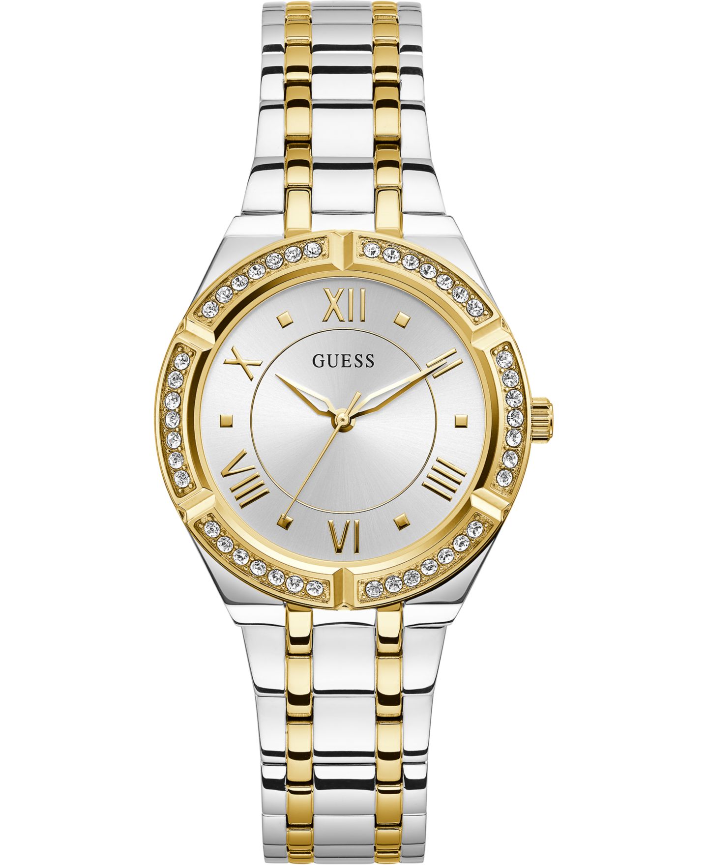 Женские часы GUESS Two-Tone Stainless Steel Bracelet Watch 36mm — фото 1