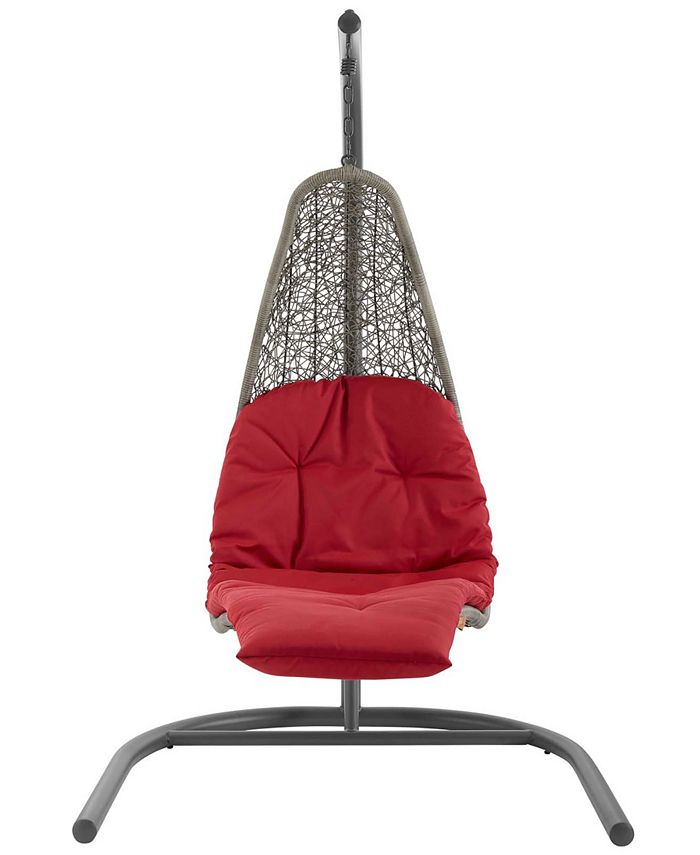 Modway Landscape Hanging Chaise Lounge Outdoor Patio Swing Chair Macy's