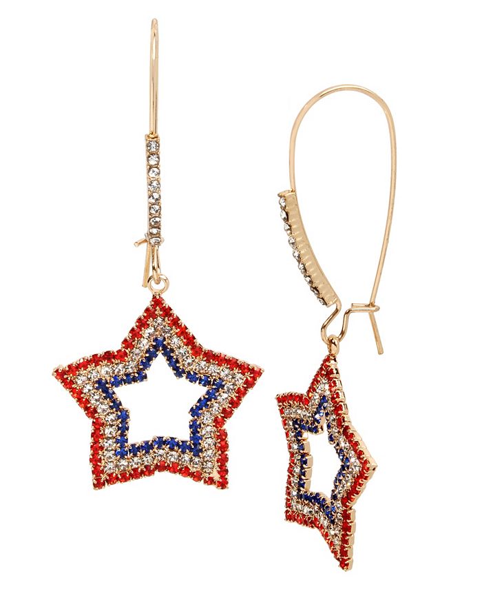Betsey johnson star earrings discount