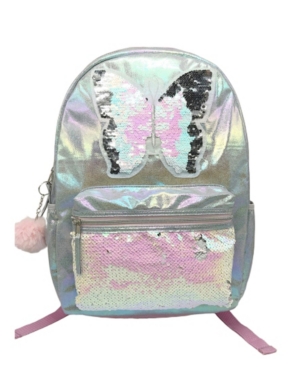 image of Love 2 Design Oil Slick with Large Butterfly Backpack