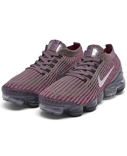 Nike Women S Air Vapormax Flyknit 3 Running Sneakers From Finish Line Reviews Finish Line Athletic Sneakers Shoes Macy S