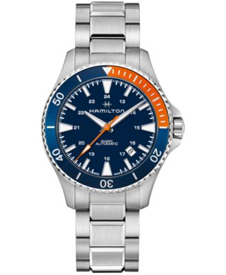 Hamilton - Men's Swiss Automatic Scuba Stainless Steel Bracelet Watch 40mm