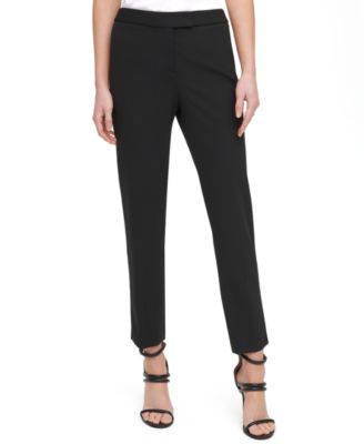 DKNY Open Front Jacket & Slim Leg Ankle Pants - Macy's