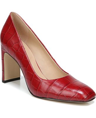 macy's red shoes heels