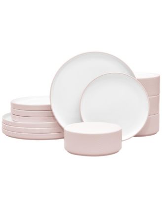 Colortex Stone 12-Piece Dinnerware Set, Service for 4